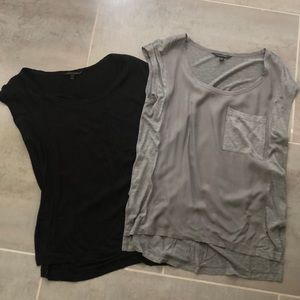 Set of 2 banana republic cap sleeve shirts